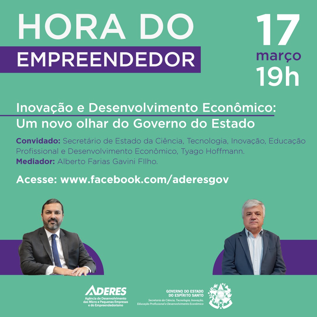 Hora do Empreendedor Inovação e Desenvolvimento Econômico