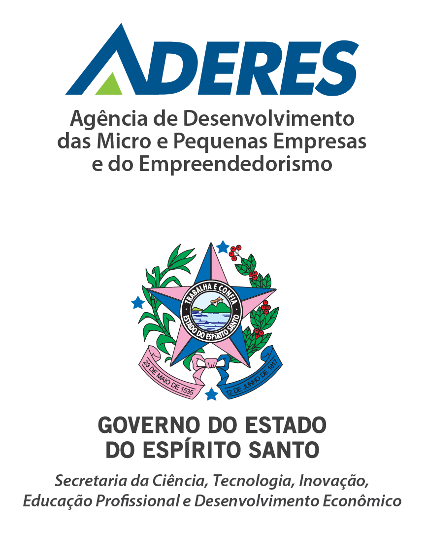 Logotipo da Aderes e Sectides vertical e colorida